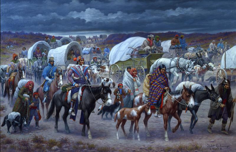Robert Lindneux "The Trail of Tears" 1942.