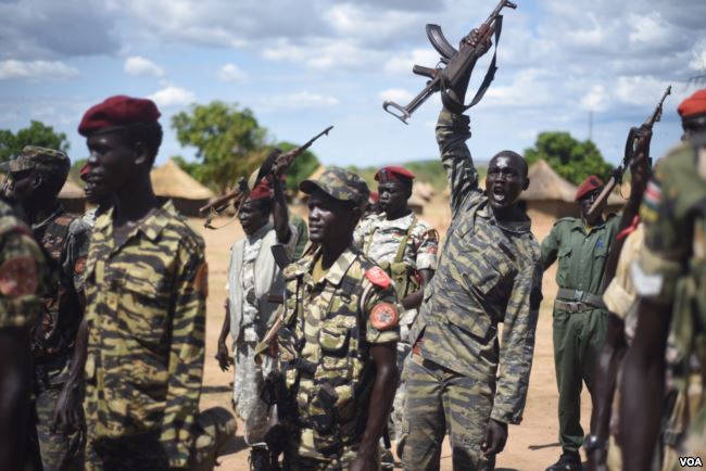 Sudan People’s Liberation Army, a guerrilla movement founded against the Sudanese government, in 2016