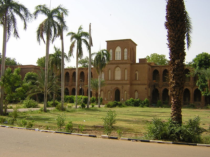Khartoum University, established by the British in 1902.