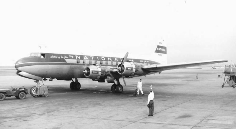 The National Airlines DC-6, 1952.