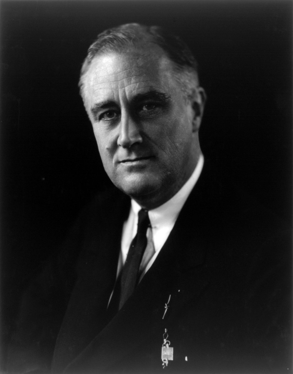 American President Franklin Delano Roosevelt.