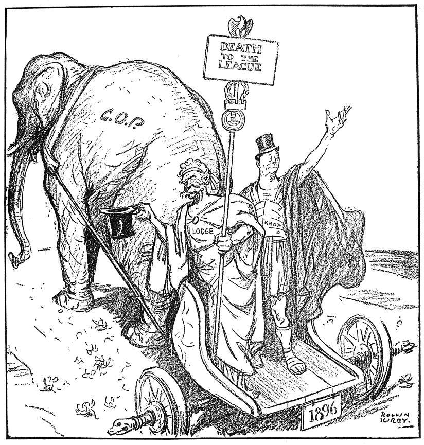 A 1921 political cartoon.