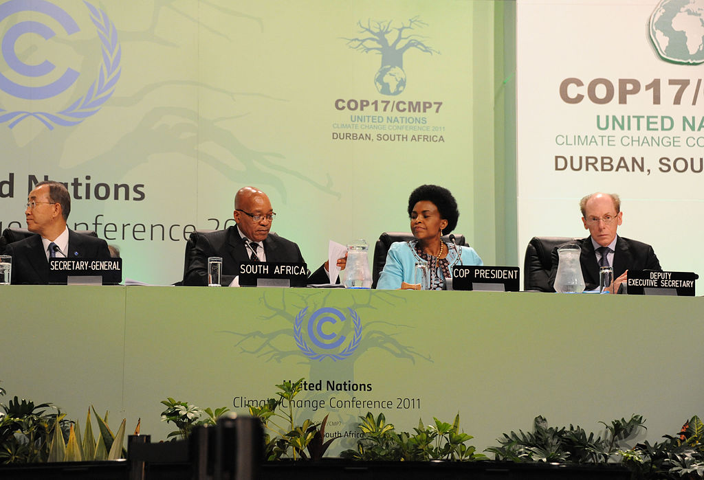 2011 UN Climate Change Conference in Durban, South Africa.