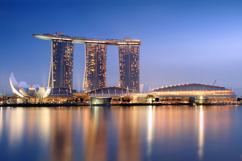 Singapore's Marina Bay Sands building.