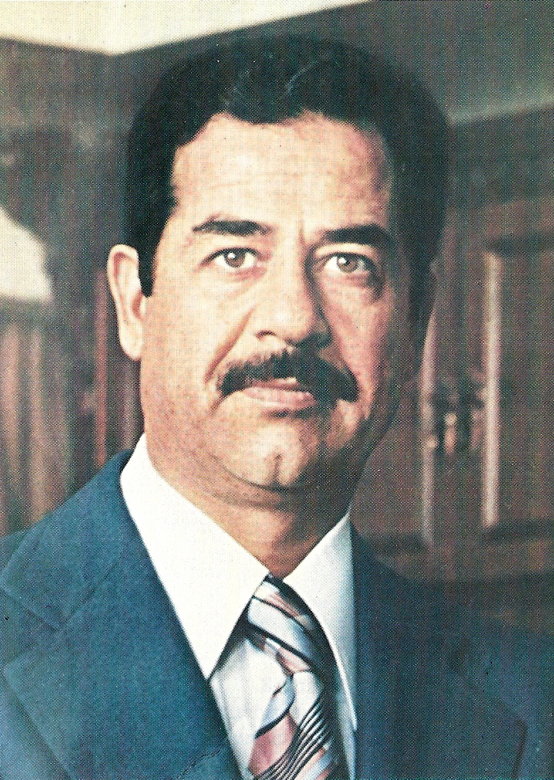 Saddam Hussein, fifth president of Iraqi.