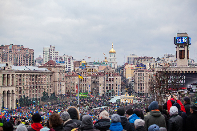 EuroMaidan Protests in Ukraine.