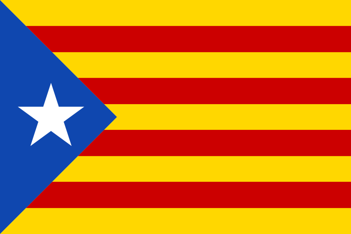 One of the proposed flags of an independent nation of Catalunya.