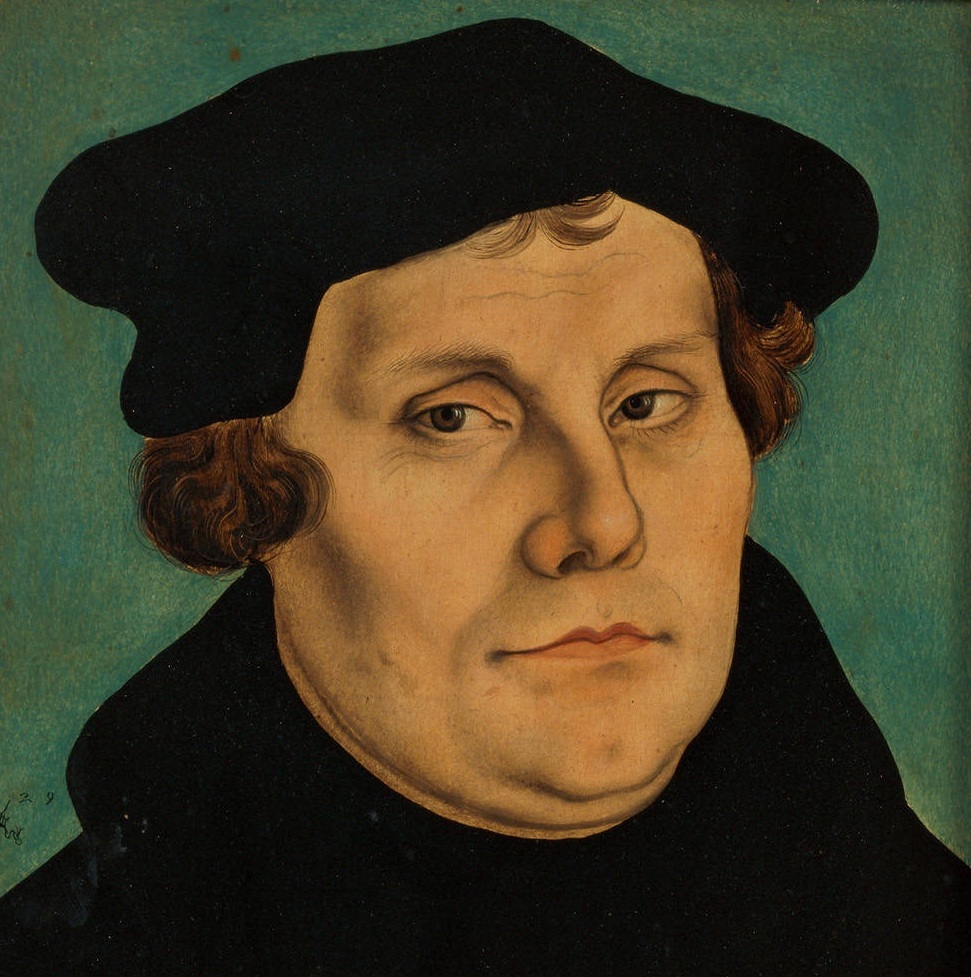 Portrait of Martin Luther.