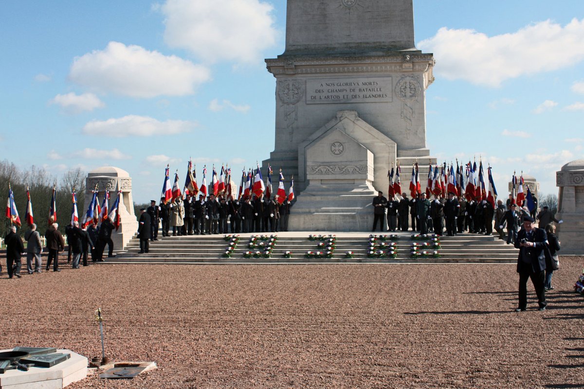 Ceremony in France marking the 50th anniversary of the Evian ceasefire agreement in March 2012.