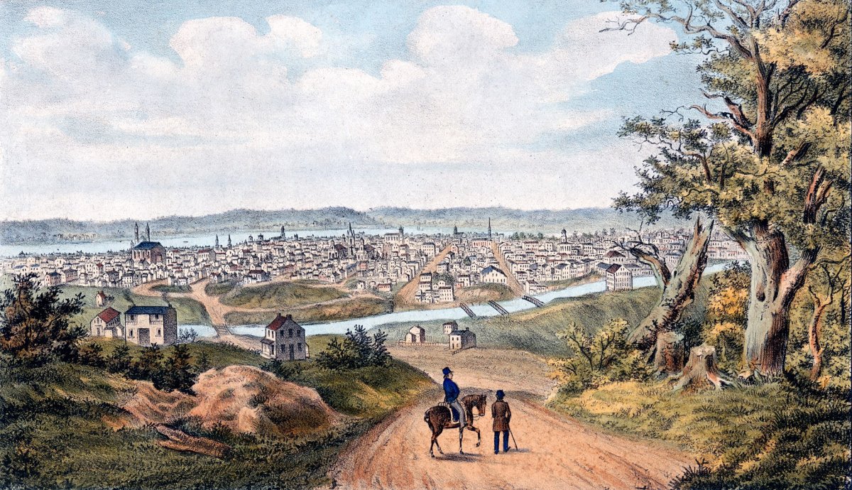 A view of Cinicinnati in 1841.