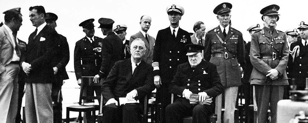 President Franklin D. Roosevelt and Prime Minister Winston Churchill.