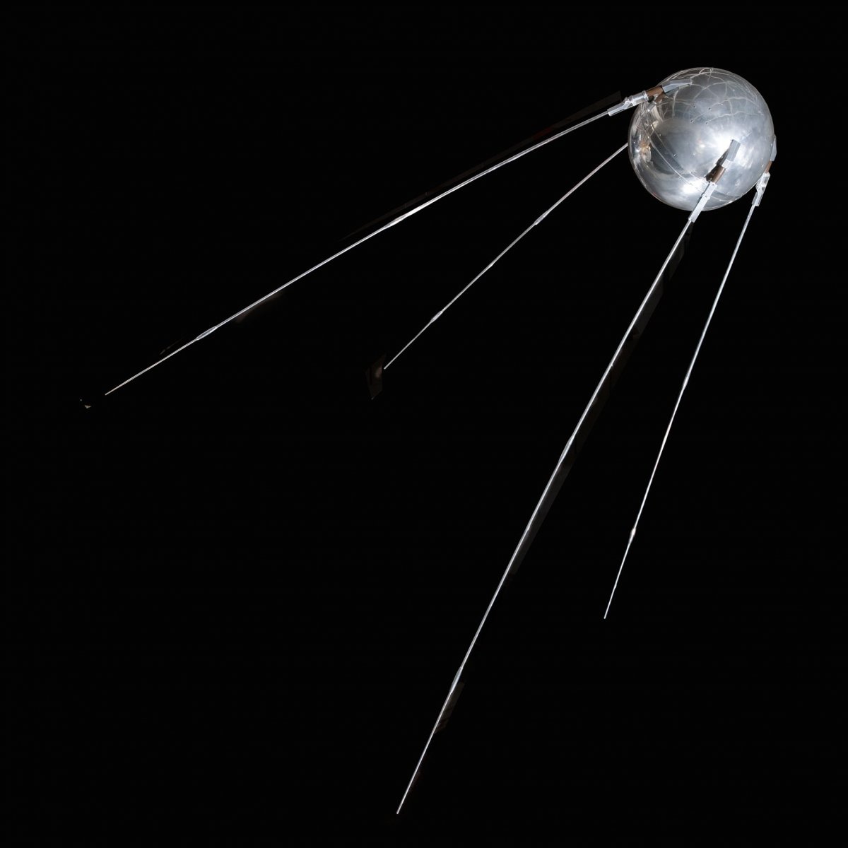 A replica of Sputnik 1.