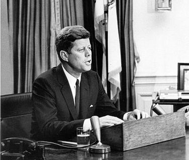 President John F. Kennedy addresses nation on civil rights.