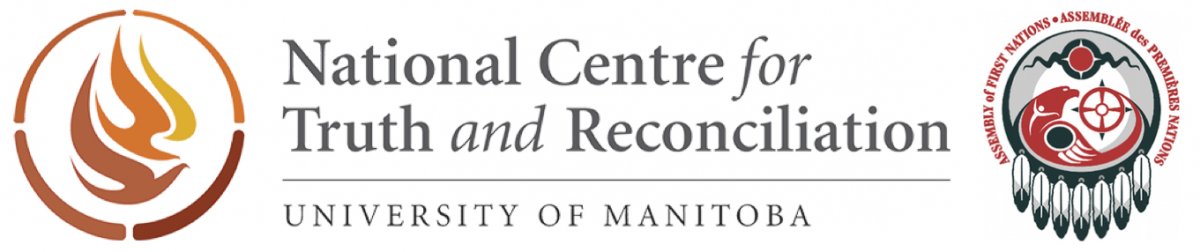 On the left, the logo for the National Centre for Truth and Reconciliation. On the right, the logo for the Assembly of First Nations.