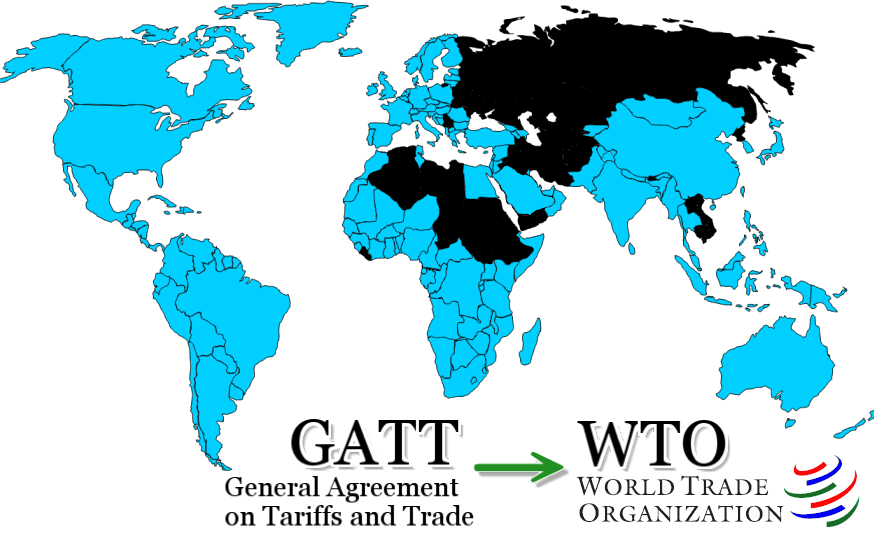 The General Agreement on Tariffs and Trade became the World Trade Organization.
