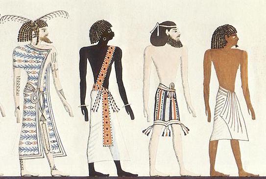 A highly contested 1820 drawing of a fresco in the tomb of Seti I.