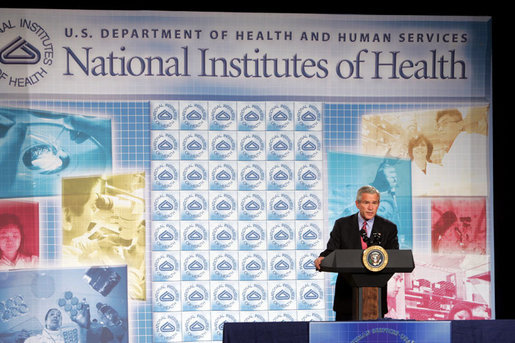 President George W. Bush outlining the National Strategy for Pandemic Influenza Preparedness and Response.
