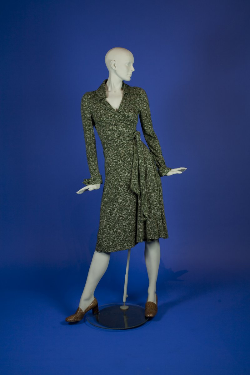 Diane Von Furstenberg wrap dress.