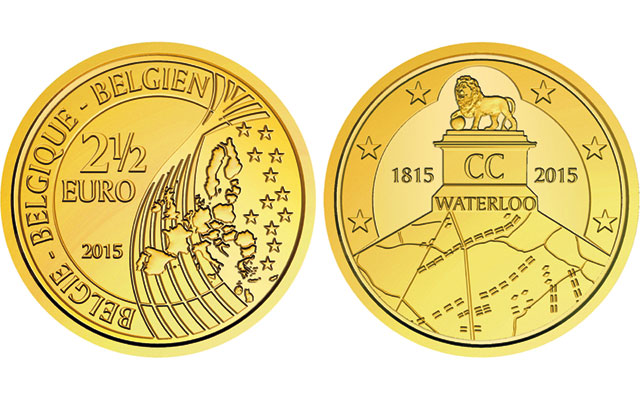 Belgium minted this non eurozone circulating €2.5 coin.