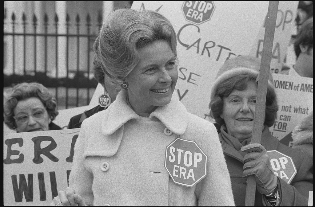 Phyllis Schlafly with fellow opponents of the Equal Rights Amendment.