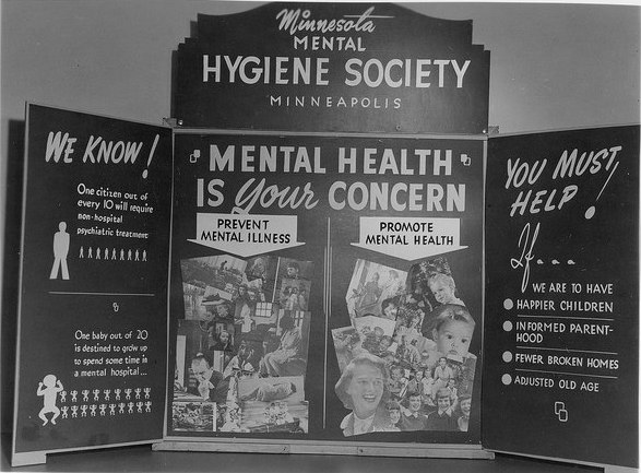 A poster presentation at the Minneapolis Health Fair in 1944