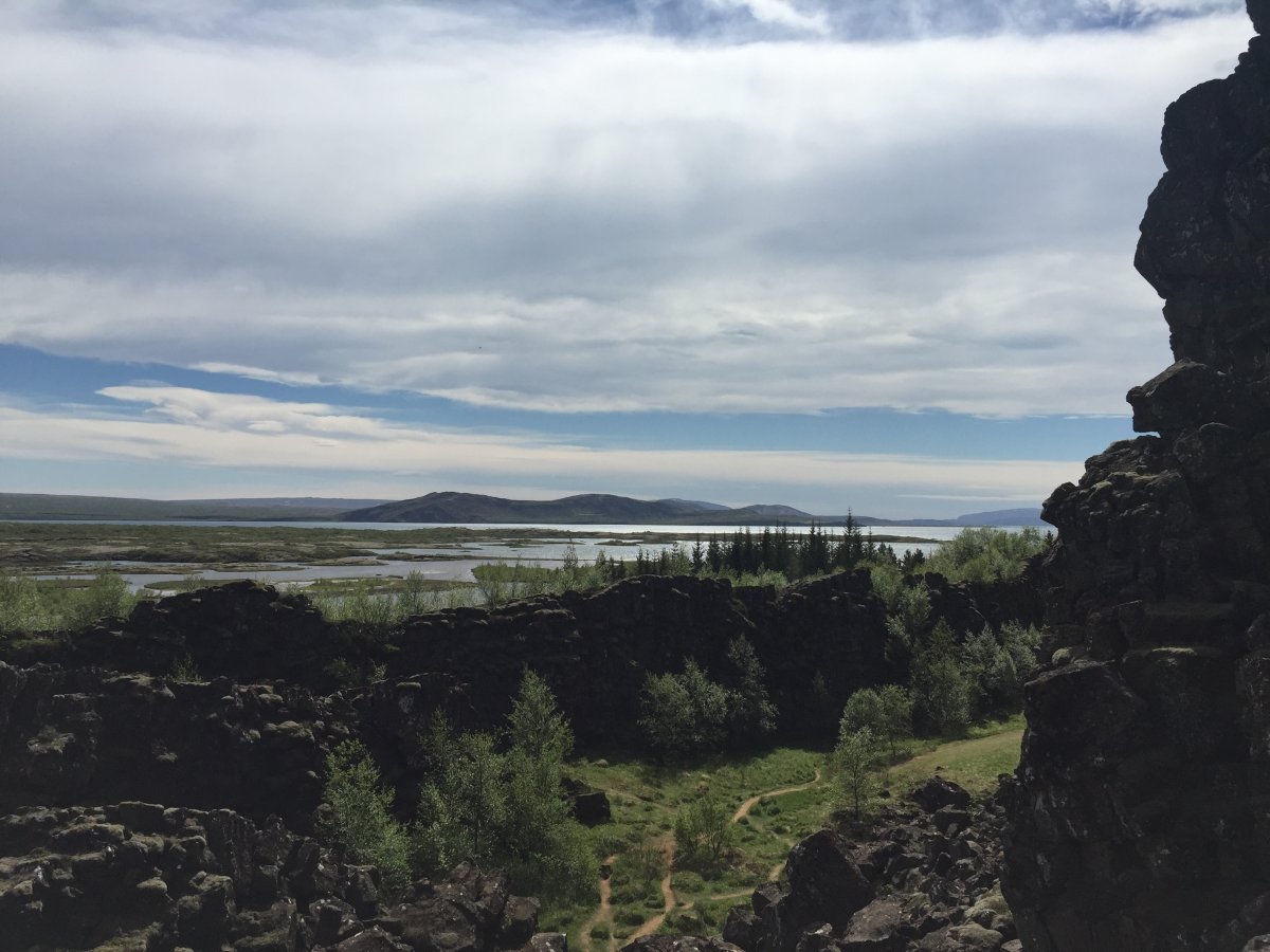 Þingvellir national park.