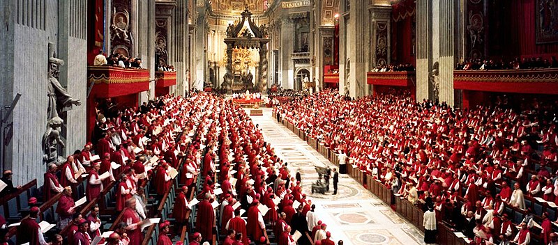 Proceedings of the Second Vatican Council in 1963