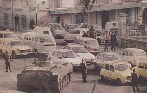 Algiers during Algerian Civil War.