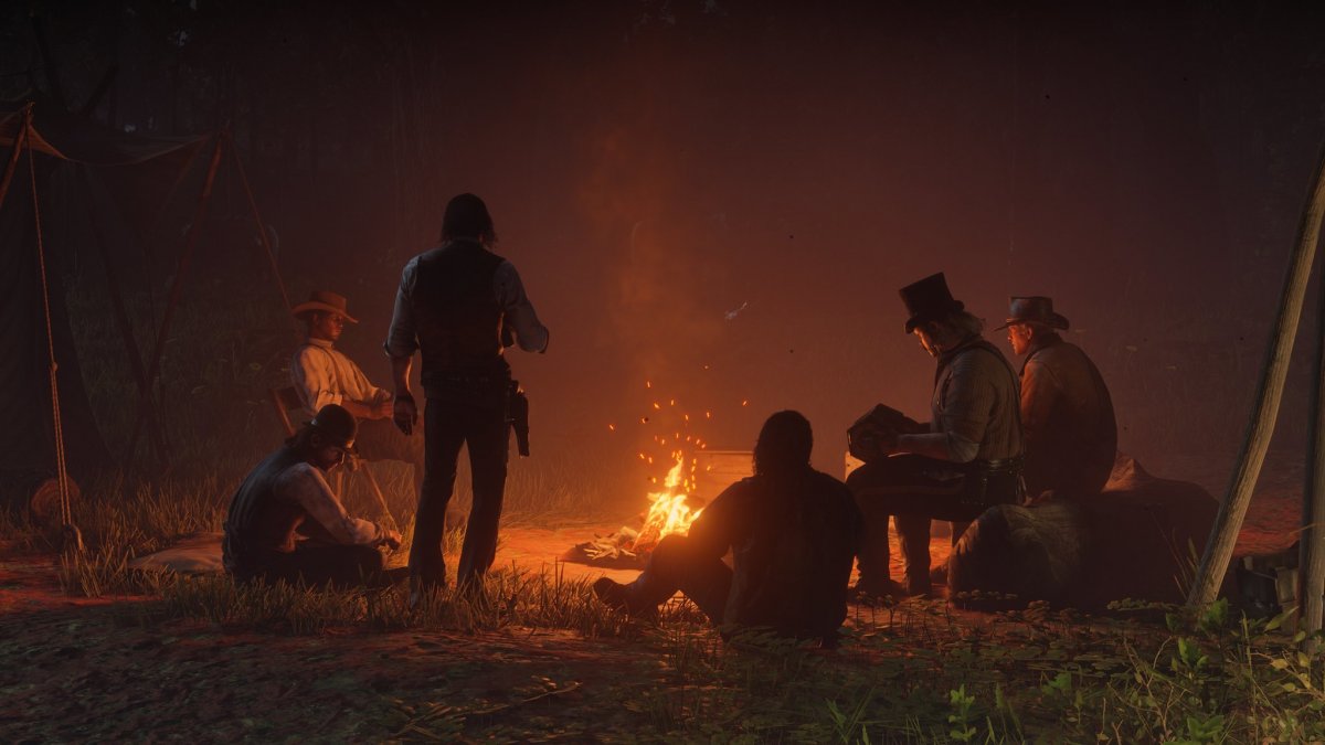 A scene from Red Dead Redemption 2.