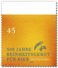 2016 Reinheitsgebot commemorative stamp.