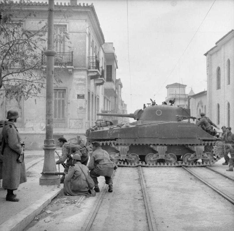 Operations against ELAS in Athens, 1944.