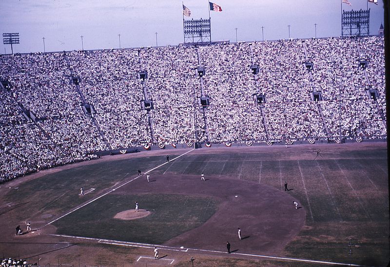 L.A. Coliseum during the 1959 World Series.