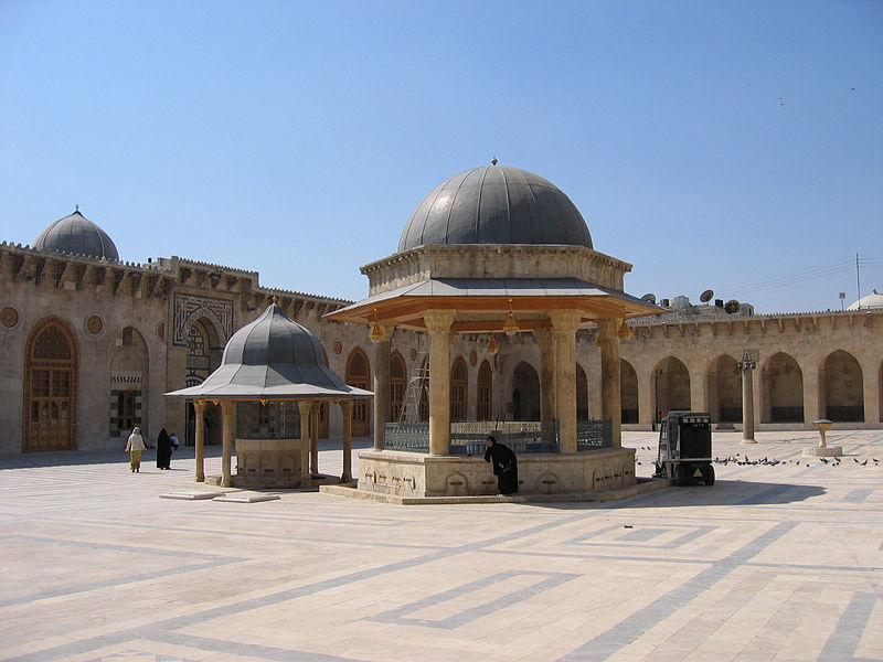 Umayyad Mosque of Aleppo, Syria.