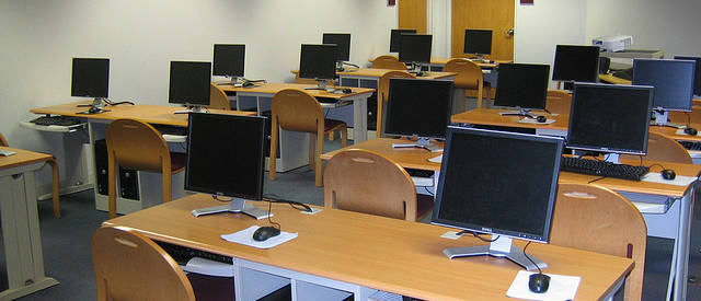 Computer lab.