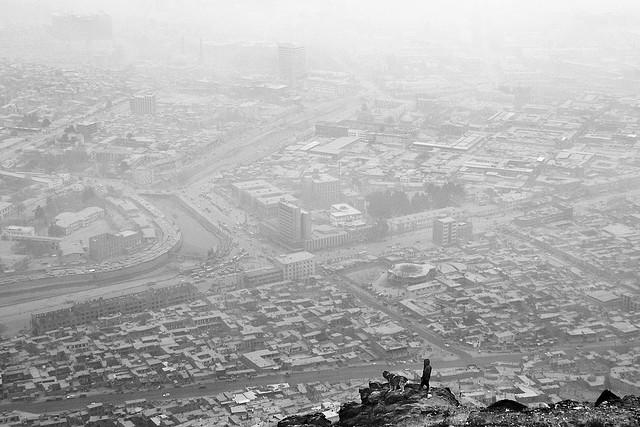 Kabul’s skyline in 2010