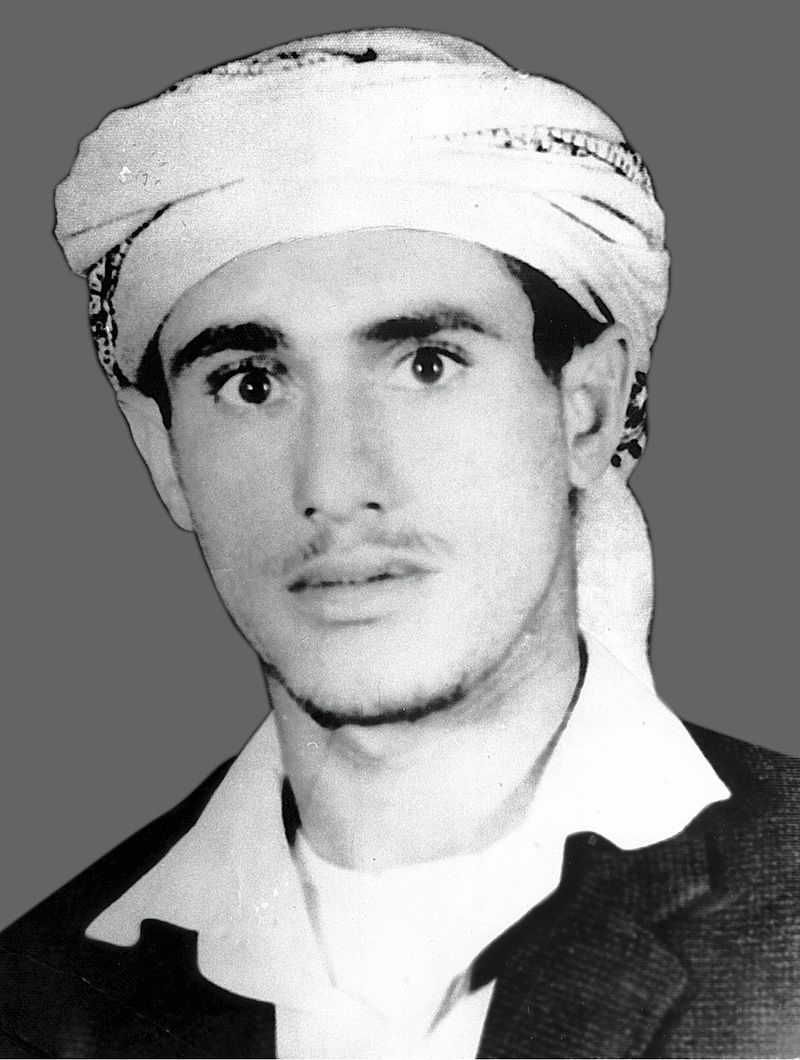 A young Ali Abdullah Saleh.