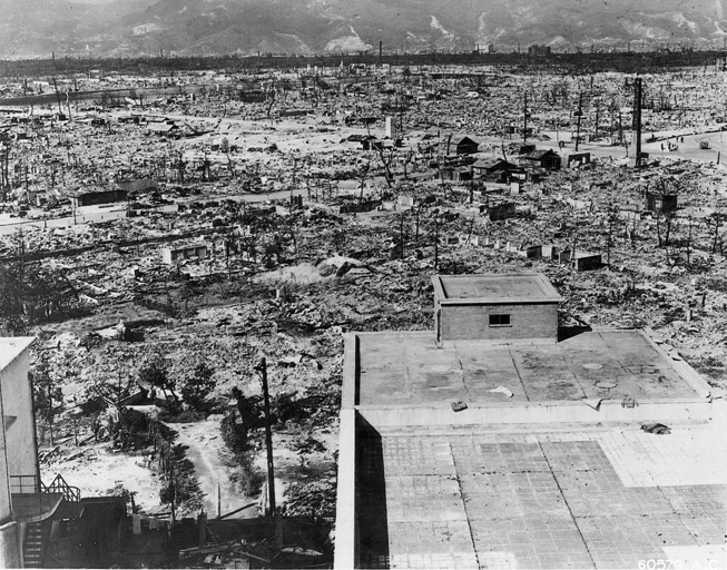 The destruction new technology wrought at Hiroshima.