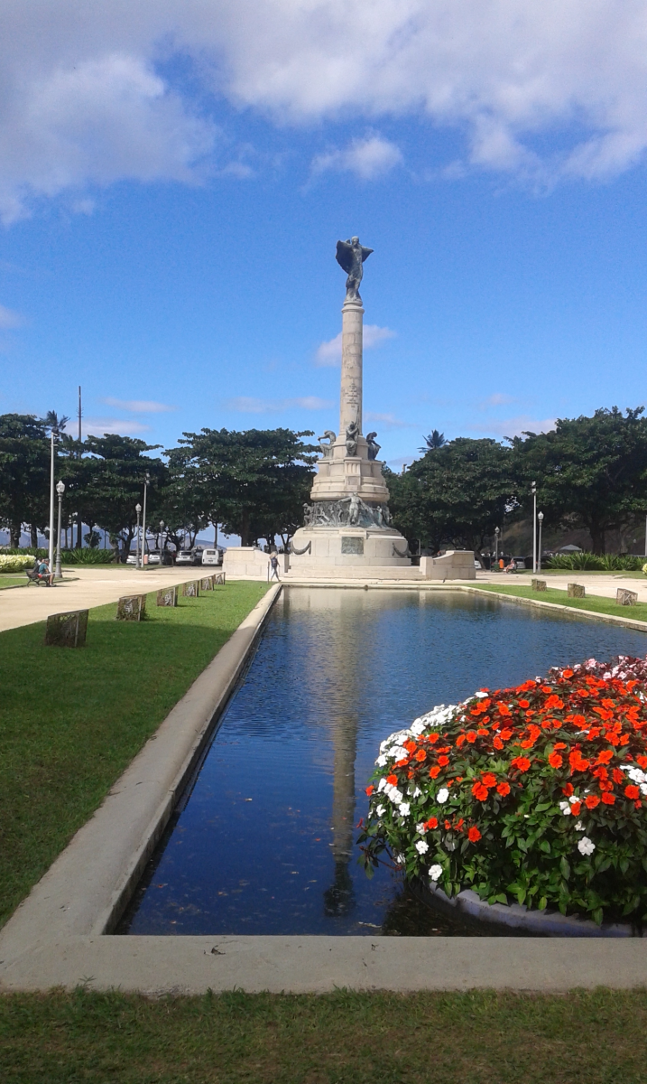 A monument to fallen Brazilian veterans in Rio.