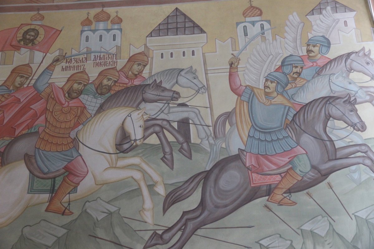 A church mural in Nizhnii Novgorod.