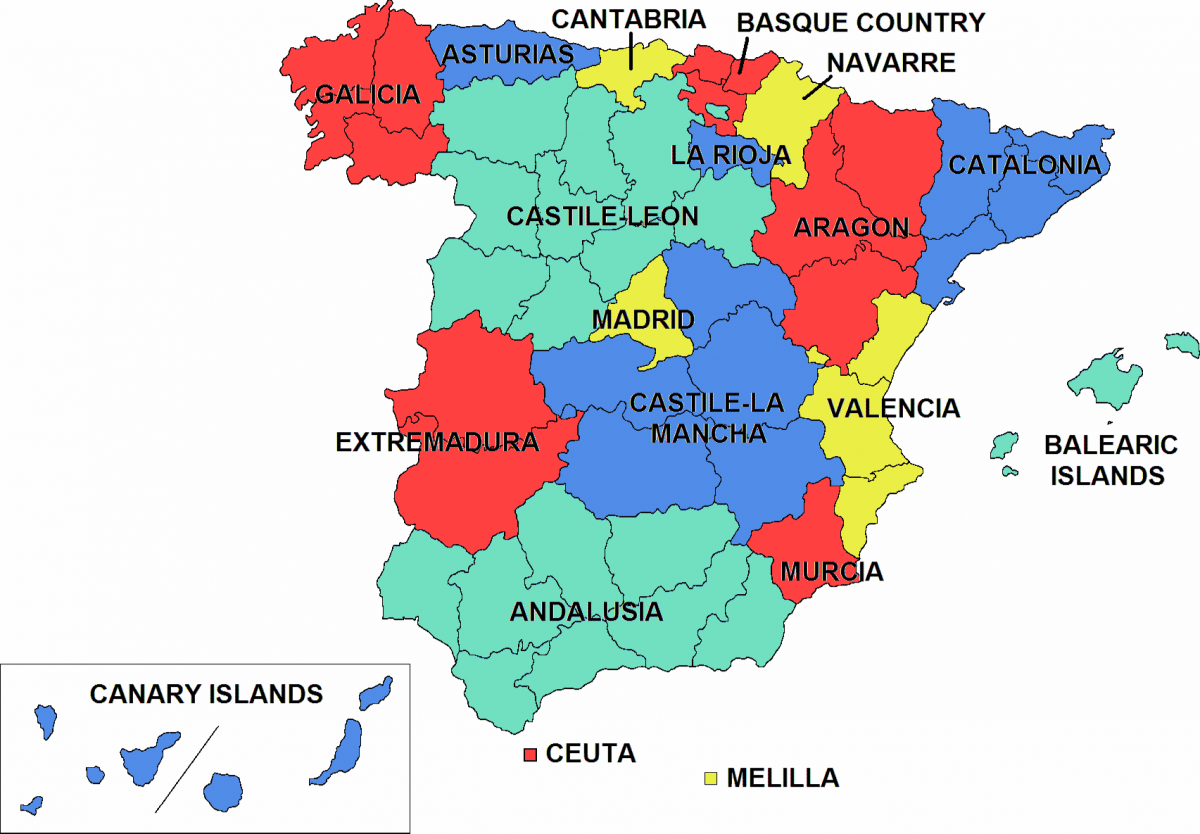 Map Of Catalonia Spain Region Top Ten Origins: Catalonia (Catalunya) And Spain | Origins