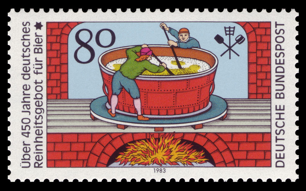 1983 Reinheitsgebot commemorative stamp.