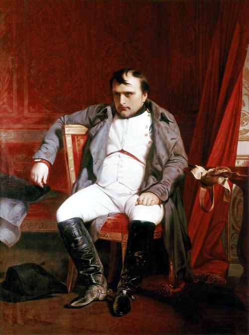 Napoleon Abdicating in Fortinbleau.