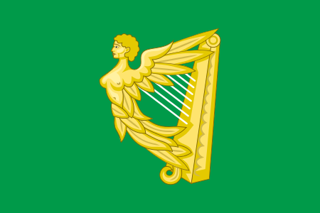 The Green Harp flag.