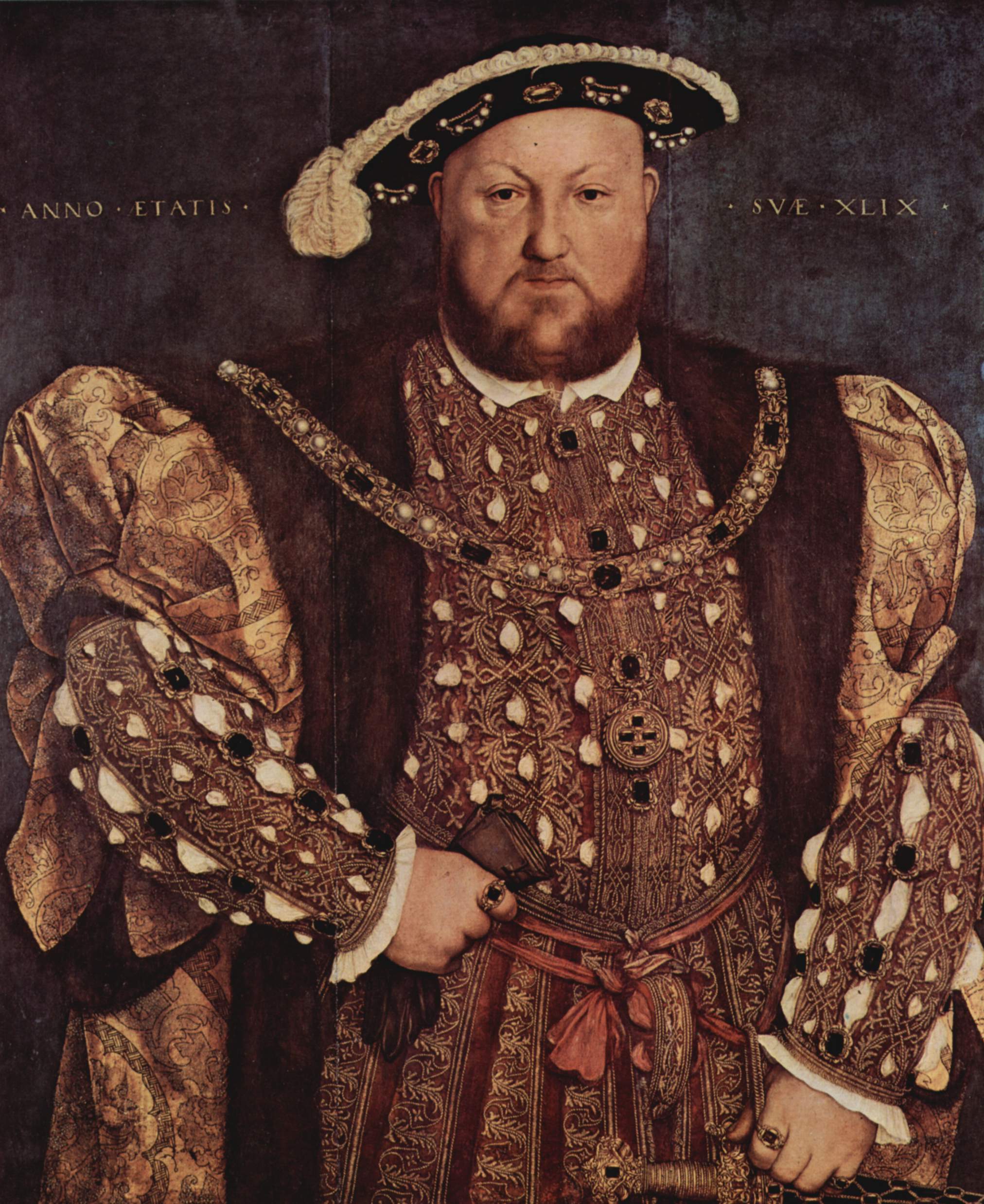 Hans Holbein's portrait of King Henry VIII.