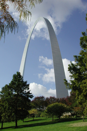 Gateway Arch, Jefferson National Expansion Memorial.