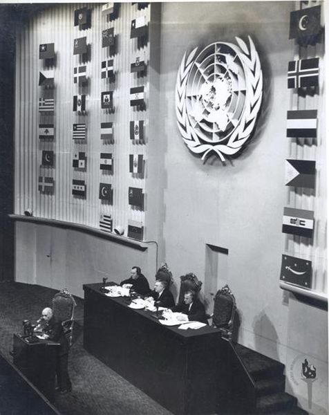 The United Nations General Assembly in 1948.