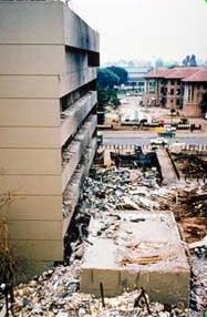 The aftermath of the 1998 bombing.