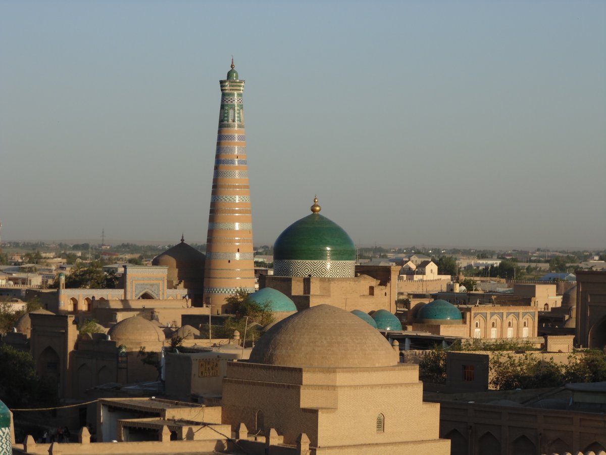 Minaret Islam Khoja in Khiva.