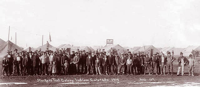 Ludlow miners in 1914.