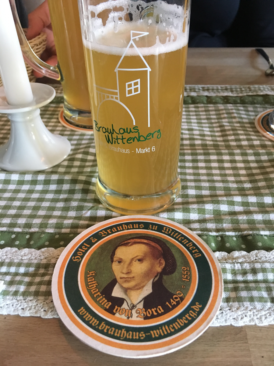 Coaster at the Wittenberg Brauhaus.